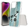 thumbnail image 1 of TalkingCase Hybrid Phone Cover Compatible for Apple iPhone 15, Graffiti Wooden Wall Print, Acrylic Back, Raised Edges, Print in USA, 1 of 7