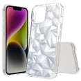 thumbnail image 1 of TalkingCase Hybrid Phone Cover Compatible for Apple iPhone 15 Plus, Geometric Shapes 3 Print, Acrylic Back, Raised Edges, USA, 1 of 7