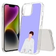 thumbnail image 1 of TalkingCase Hybrid Phone Cover Compatible for Apple iPhone 15 Plus, KPOP Bulletproof 2 Print, Acrylic Back, Raised Edges, USA, 1 of 7