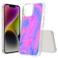 thumbnail image 1 of TalkingCase Hybrid Phone Cover Compatible for Apple iPhone 15 Plus, Pink Bandana Print, Acrylic Back, Raised Edges, USA, 1 of 7