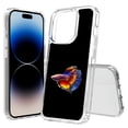 thumbnail image 1 of TalkingCase Hybrid Phone Cover Compatible for Apple iPhone 15 Pro, Colorful Betta Fish Print, Acrylic Back, Raised Edges, USA, 1 of 7