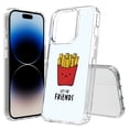 thumbnail image 1 of TalkingCase Hybrid Phone Cover Compatible for Apple iPhone 15 Pro, Friends Fries 1 Print, Acrylic Back, Raised Edges, USA, 1 of 7