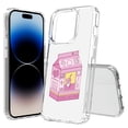 thumbnail image 1 of TalkingCase Hybrid Phone Cover Compatible for Apple iPhone 15 Pro, Lo Fi Milk Print, Acrylic Back, Raised Edges, USA, 1 of 7
