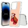 thumbnail image 1 of TalkingCase Hybrid Phone Cover Compatible for Apple iPhone 15 Pro Max, Chinese New Year 8 Print, Acrylic Back, Raised Edges, USA, 1 of 7