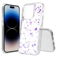thumbnail image 1 of TalkingCase Hybrid Phone Cover Compatible for Apple iPhone 15 Pro Max, Opal Marble 8 Print, Acrylic Back, Raised Edges, USA, 1 of 7