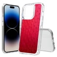 thumbnail image 1 of TalkingCase Hybrid Phone Cover Compatible for Apple iPhone 15 Pro Max, Pink Ostrich Print, Acrylic Back, Raised Edges, USA, 1 of 7