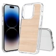 thumbnail image 1 of TalkingCase Hybrid Phone Cover Compatible for Apple iPhone 15 Pro Max, Wood Grain 16 Print, Acrylic Back, Raised Edges, USA, 1 of 7