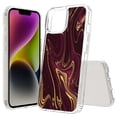 thumbnail image 1 of TalkingCase Hybrid Phone Cover Compatible for Apple iPhone 15, Random Shapes 19 Print, Acrylic Back, Raised Edges, Print in USA, 1 of 7