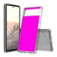 thumbnail image 1 of TalkingCase Hybrid Phone Cover Compatible for Google Pixel 6, Fuchsia Print, Acrylic Back, Raised Edges, Print in USA, 1 of 7
