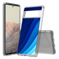 thumbnail image 1 of TalkingCase Hybrid Phone Cover Compatible for Google Pixel 6 Pro, Blue Wavy Pattern Print, Acrylic Back, Raised Edges, Print in USA, 1 of 7