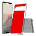 thumbnail image 1 of TalkingCase Hybrid Phone Cover Compatible for Google Pixel 6 Pro, Red Print, Acrylic Back, Raised Edges, Print in USA, 1 of 7