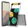 thumbnail image 1 of TalkingCase Hybrid Phone Cover Compatible for Google Pixel 6 Pro, Tropical Leaves Print, Acrylic Back, Raised Edges, Print in USA, 1 of 7