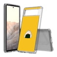 thumbnail image 1 of TalkingCase Hybrid Phone Cover Compatible for Google Pixel 6, Rice Ball Print, Acrylic Back, Raised Edges, Print in USA, 1 of 7