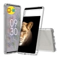 thumbnail image 1 of TalkingCase Hybrid Phone Cover Compatible for Google Pixel 6a, Lion Photo Print, w/ Glass Screen Protector, Acrylic Back, Raised Edges, Print in USA, 1 of 7