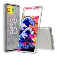 thumbnail image 1 of TalkingCase Hybrid Phone Cover Compatible for Google Pixel 6a, Summer Wave Print, w/ Glass Screen Protector, Acrylic Back, Raised Edges, Print in USA, 1 of 7