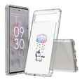 thumbnail image 1 of TalkingCase Hybrid Phone Cover Compatible for Google Pixel 6a, Unicorn Star Rain Print, Acrylic Back, Raised Edges, Print in USA, 1 of 7