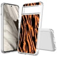 thumbnail image 1 of TalkingCase Hybrid Phone Cover Compatible for Google Pixel 7a, Bengal Tiger 2 Print, Acrylic Back, Raised Edges, Print in USA, 1 of 7