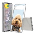 thumbnail image 1 of TalkingCase Personalize Custom Phone Cover Made for Google Pixel 6a, w/ Glass Screen Protector, DIY, Curious Dog, Acrylic Back, Raised Edges, Print in USA, 1 of 8