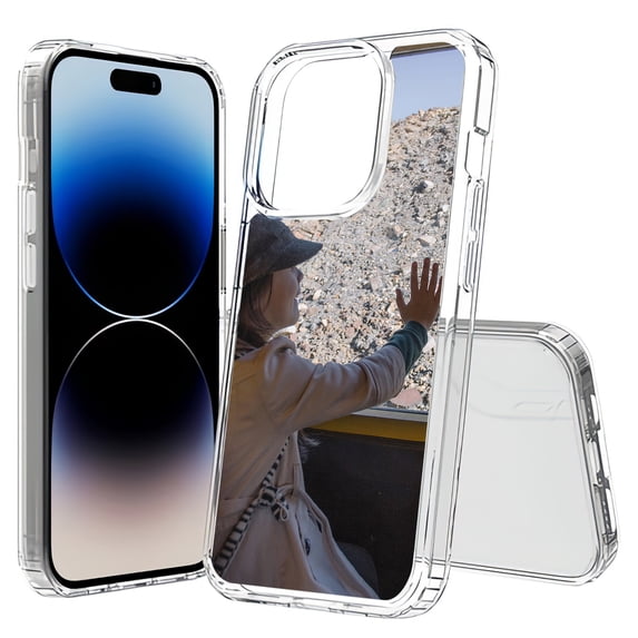 TalkingCase Personalize Custom Phone Cover Made for Apple iPhone 15 Pro, DIY, Child Memory, Acrylic Back, Raised Edges, Print in USA