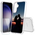 thumbnail image 1 of TalkingCase Personalize Slim Fit Phone Case Cover Made for Samsung Galaxy S25+ Plus, Glass Screen Protector Incl, DIY Design, Moment in Life, Lightweight,Flexible, USA Print, 1 of 8