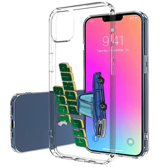 TalkingCase Slim Case for Apple iPhone 14 Pro, Slim Thin Gel Tpu Cover, Chevy C10 Pickup Print, Light Weight, Flexible, Soft, Anti-Scratch, Printed in USA