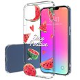 thumbnail image 1 of TalkingCase Slim Case for Apple iPhone 14, Slim Thin Gel Tpu Cover, Positive Watermelon Print, Light Weight, Flexible, Soft, Anti-Scratch, Printed in USA, 1 of 7