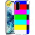 thumbnail image 1 of TalkingCase Slim Case Compatible for Samsung Galaxy S20 FE(Not S20), Glass Screen Protector Incl, TV Color Bars Print, Lightweight, Flexible, Soft, USA, 1 of 8