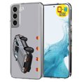 thumbnail image 1 of TalkingCase Slim Case Compatible for Samsung Galaxy S22 5G, Glass Screen Protector Incl, DeLorean Print, Lightweight,Flexible,Soft, USA, 1 of 8