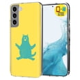 thumbnail image 1 of TalkingCase Slim Case Compatible for Samsung Galaxy S22 5G, Glass Screen Protector Incl, Distressed Cat Print, Lightweight,Flexible,Soft, USA, 1 of 8