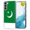 thumbnail image 1 of TalkingCase Slim Case Compatible for Samsung Galaxy S22 5G, Glass Screen Protector Incl, Flag Pakistan Print, Lightweight,Flexible,Soft, USA, 1 of 8