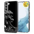 thumbnail image 1 of TalkingCase Slim Case Compatible for Samsung Galaxy S22 5G, Glass Screen Protector Incl, Football Linebacker Print, Lightweight,Flexible,Soft, USA, 1 of 8