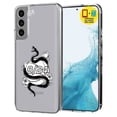 thumbnail image 1 of TalkingCase Slim Case Compatible for Samsung Galaxy S22 5G, Glass Screen Protector Incl, Kobe Mamba Clear Print, Lightweight,Flexible,Soft, USA, 1 of 8