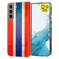 thumbnail image 1 of TalkingCase Slim Case Compatible for Samsung Galaxy S22 5G, Glass Screen Protector Incl, Old Flag Thailand Print, Lightweight,Flexible,Soft, USA, 1 of 8