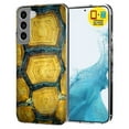 thumbnail image 1 of TalkingCase Slim Case Compatible for Samsung Galaxy S22 5G, Glass Screen Protector Incl, Old Turtle Shell Print, Lightweight,Flexible,Soft, USA, 1 of 8