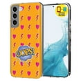 thumbnail image 1 of TalkingCase Slim Case Compatible for Samsung Galaxy S22 5G, Glass Screen Protector Incl, Ooops of the Heart Print, Lightweight,Flexible,Soft, USA, 1 of 8