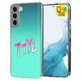 thumbnail image 1 of TalkingCase Slim Case Compatible for Samsung Galaxy S22 5G, Glass Screen Protector Incl, TTYL Talk You Later Print, Lightweight,Flexible,Soft, USA, 1 of 8