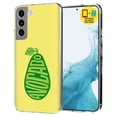 thumbnail image 1 of TalkingCase Slim Case Compatible for Samsung Galaxy S22 5G, Glass Screen Protector Incl, Text Green Avocado Print, Lightweight,Flexible,Soft, USA, 1 of 8