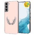 thumbnail image 1 of TalkingCase Slim Case Compatible for Samsung Galaxy S22 5G, Glass Screen Protector Incl, Wings 4 Print, Lightweight,Flexible,Soft, USA, 1 of 8