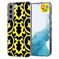 thumbnail image 1 of TalkingCase Slim Case Compatible for Samsung Galaxy S22 5G, Glass Screen Protector Incl, Yellow Patterns Print, Lightweight,Flexible,Soft, USA, 1 of 8