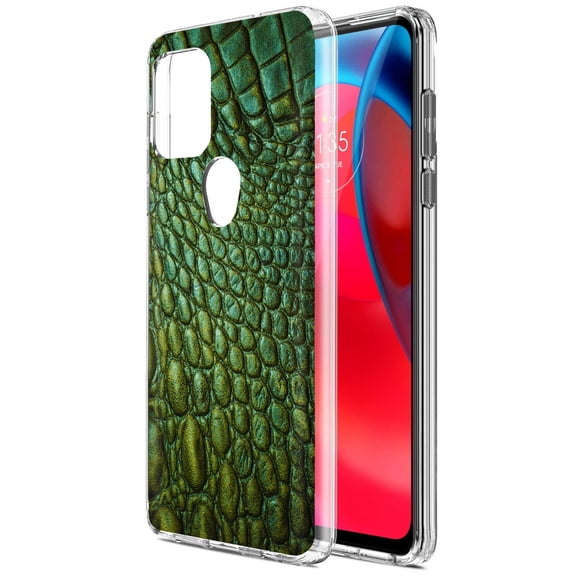 TalkingCase Slim Case for Motorola Moto G Stylus 5G, Slim Thin Gel Tpu Cover, Satin Crocodile Print, Light Weight,Flexible,Soft,Anti-Scratch, Printed in USA