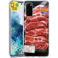 thumbnail image 1 of TalkingCase Slim Case for Samsung Galaxy S20 FE, Thin Gel Tpu Cover with Tempered Glass Screen Protector, Beef Print, Light Weight, Flexible, Anti-Scratch, Printed in USA, 1 of 8
