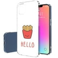 thumbnail image 1 of TalkingCase Slim Case for Apple iPhone 13, Hello Fries Print, Lightweight, Soft, USA, 1 of 7