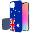 thumbnail image 1 of TalkingCase Slim Case for Apple iPhone 13 Mini, Flag Australia Print, Lightweight, Soft, USA, 1 of 7