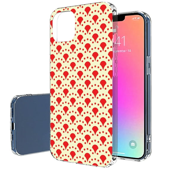 TalkingCase Slim Case for Apple iPhone 13 Mini, Floral Pattern 07 Print, Lightweight, Soft, USA