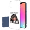 thumbnail image 1 of TalkingCase Slim Case for Apple iPhone 13 Mini, Funny Meme Smile Print, Lightweight, Soft, USA, 1 of 7