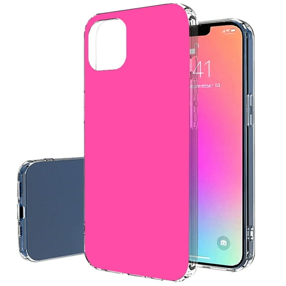 TalkingCase Slim Case for Apple iPhone 13 Mini, Hot Pink Print, Lightweight, Soft, USA