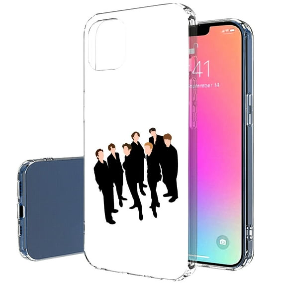 TalkingCase Slim Case for Apple iPhone 13 Mini, KPOP Bulletproof 12 Print, Lightweight, Soft, USA