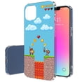 thumbnail image 1 of TalkingCase Slim Case for Apple iPhone 13 Mini, Retro Games 3 Print, Lightweight, Soft, USA, 1 of 7