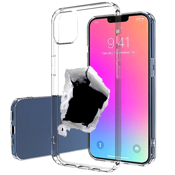 TalkingCase Slim Case for Apple iPhone 13 Mini, Shotgun Hole Black Print, Lightweight, Soft, USA