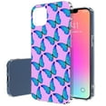 thumbnail image 1 of TalkingCase Slim Case for Apple iPhone 13 Pro Max, Blue Butterfly Print, Lightweight, Soft, USA, 1 of 7